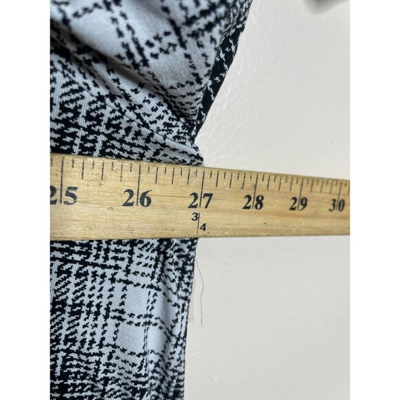 J.Jill Wearever Collection Top Womens 3X Black White 3/4 Sleeve Stretch Tunic - Picture 6 of 11
